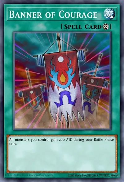 Estandarte da Coragem — Carta Yu-Gi-Oh!