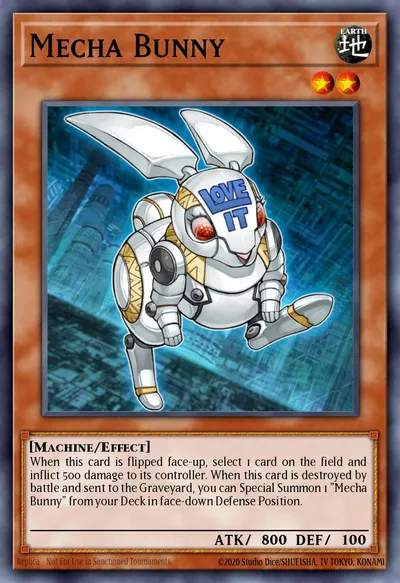 Mecha Bunny — Carta Yu-Gi-Oh!