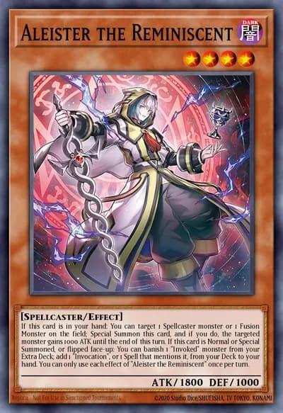 Aleister, o Reminiscente — Carta Yu-Gi-Oh!