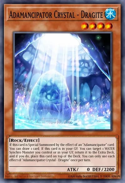 Adamancipator Crystal - Dragite — Carta Yu-Gi-Oh!