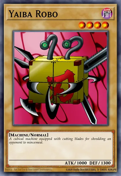 Yaiba Robo — Carta Yu-Gi-Oh!