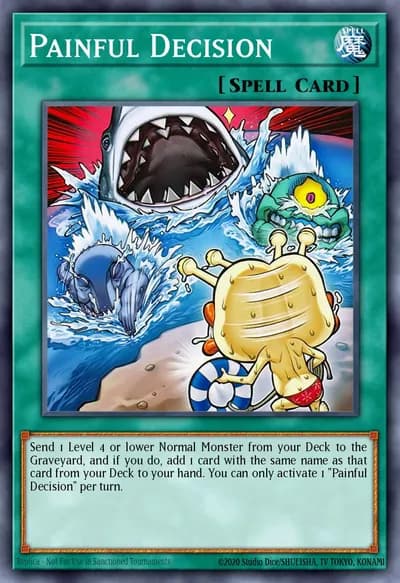Decisão Dolorosa — Carta Yu-Gi-Oh!