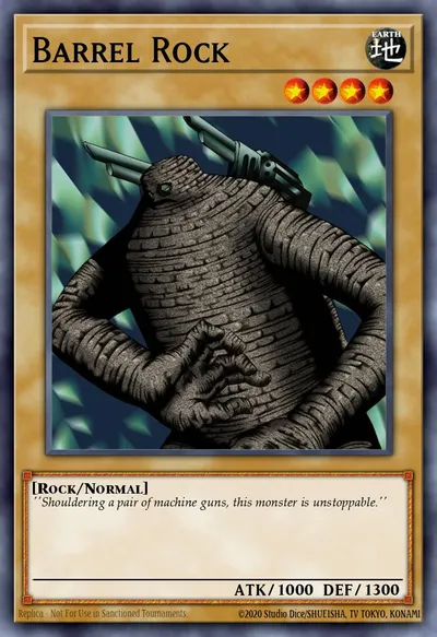 Rocha Barril — Carta Yu-Gi-Oh!