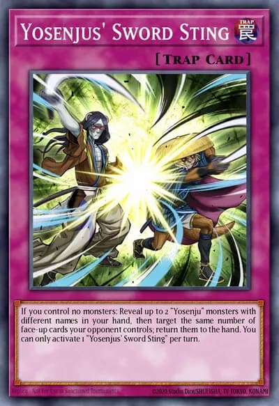 Espada Picada dos Yosenjus — Carta Yu-Gi-Oh!
