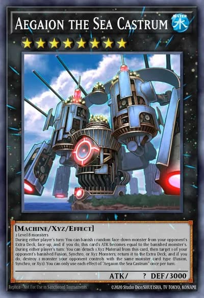 Aegaion, o Castelo do Mar — Carta Yu-Gi-Oh!
