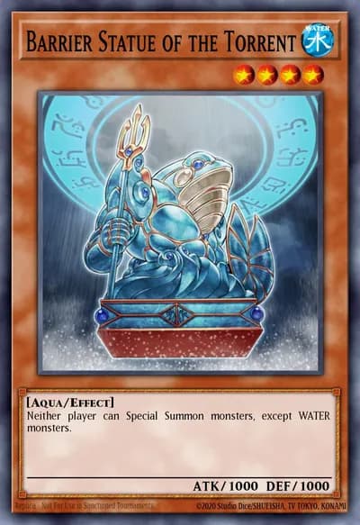 Barrier Statue of the Torrent — Carta Yu-Gi-Oh!