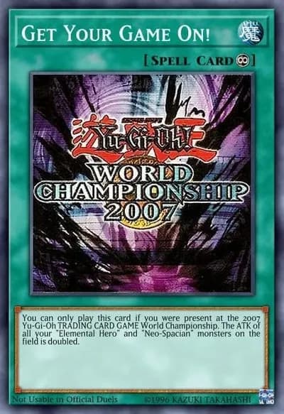 Get Your Game On! — Carta Yu-Gi-Oh!