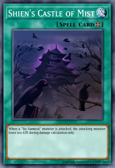 Castelo de Mist de Shien — Carta Yu-Gi-Oh!