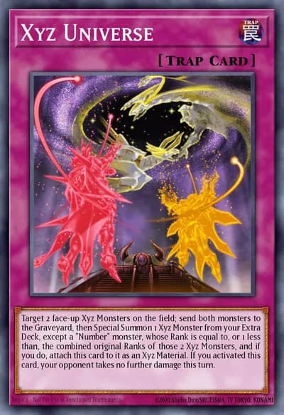 Universo Xyz — Carta Yu-Gi-Oh!