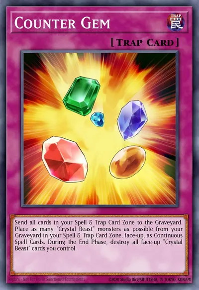 Gema Contrarresposta — Carta Yu-Gi-Oh!
