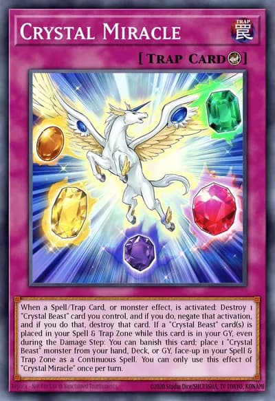 Crystal Miracle — Carta Yu-Gi-Oh!