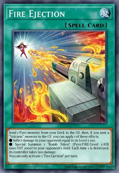 Fire Ejection — Carta Yu-Gi-Oh!