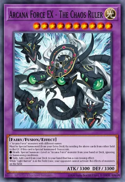 Arcana Force EX - O Governante do Caos — Carta Yu-Gi-Oh!