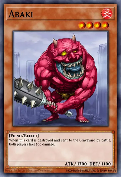 Abaki — Carta Yu-Gi-Oh!
