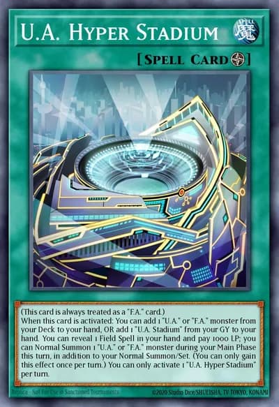U.A. Hyper Stadium — Carta Yu-Gi-Oh!