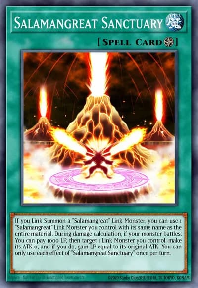 Santuário Salamangreat — Carta Yu-Gi-Oh!