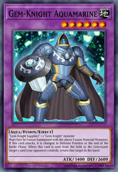 Gem-Knight Aquamarine — Carta Yu-Gi-Oh!
