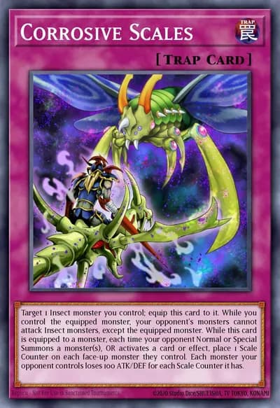 Escamas Corrosivas — Carta Yu-Gi-Oh!