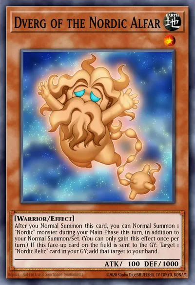 Dverg dos Alfar Nórdicos — Carta Yu-Gi-Oh!