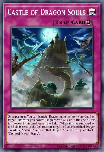 Castelo das Almas do Dragão — Carta Yu-Gi-Oh!