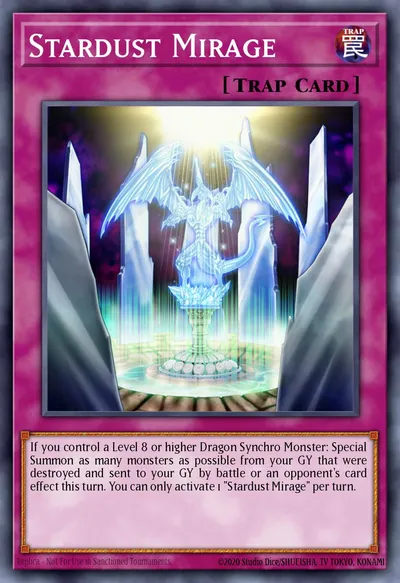 Miragem de Poeira Estelar — Carta Yu-Gi-Oh!