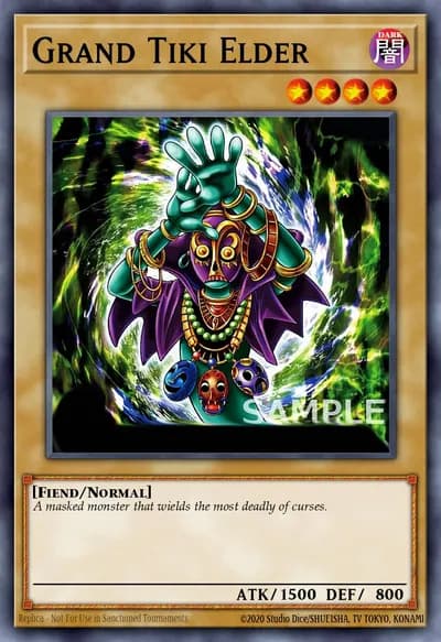 Grand Tiki Elder — Carta Yu-Gi-Oh!
