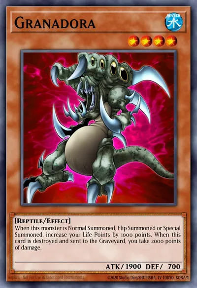 Granadora — Carta Yu-Gi-Oh!