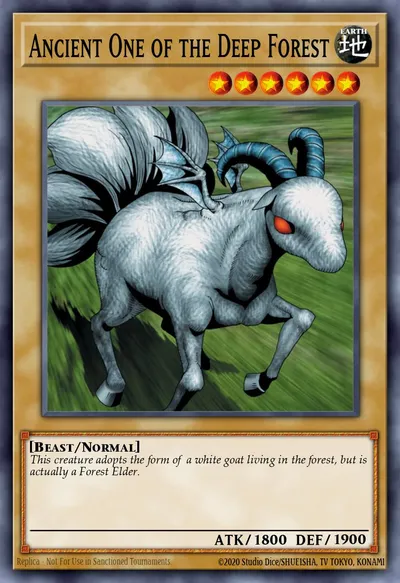 Ancião da Floresta Profunda — Carta Yu-Gi-Oh!