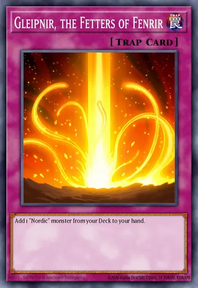 Gleipnir, as Correntes de Fenrir — Carta Yu-Gi-Oh!