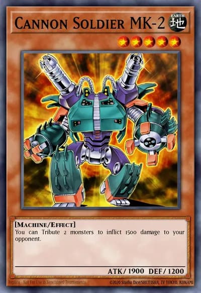 Soldado-Canhão MK-2 — Carta Yu-Gi-Oh!