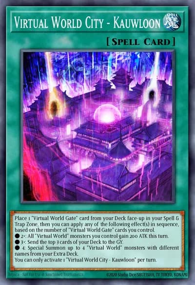 Virtual World City - Kauwloon — Carta Yu-Gi-Oh!