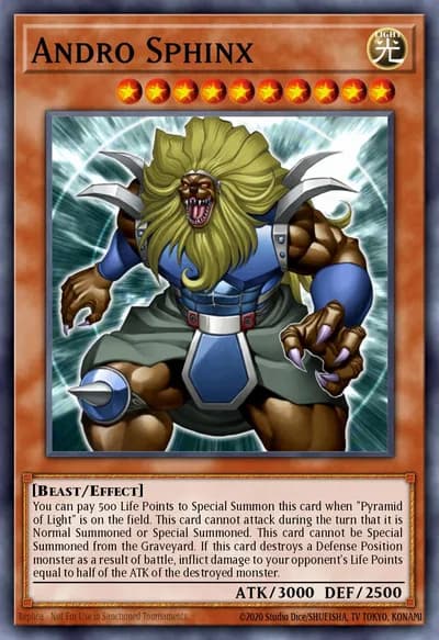 Andro Sphinx — Carta Yu-Gi-Oh!