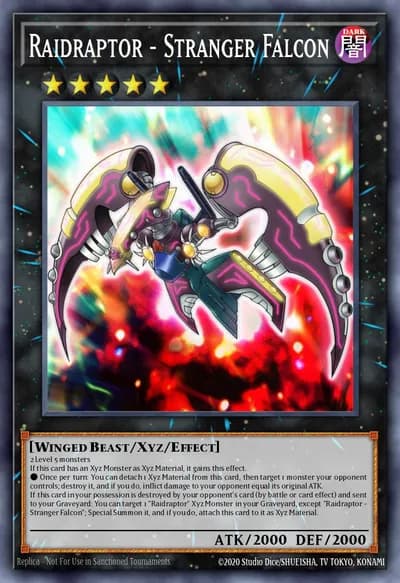 Raidraptor - Stranger Falcon — Carta Yu-Gi-Oh!