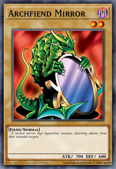 Espelho do Arqui-Demônio — Carta Yu-Gi-Oh!