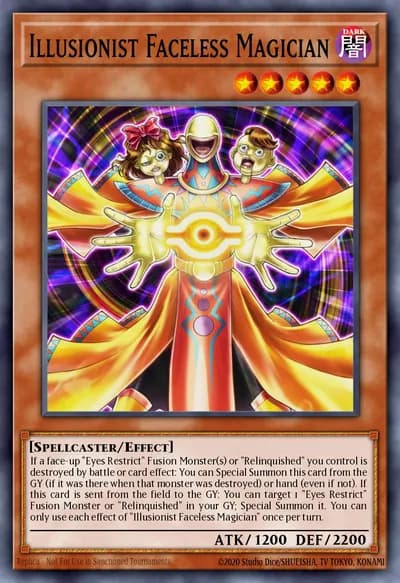 Illusionist Faceless Magician — Carta Yu-Gi-Oh!