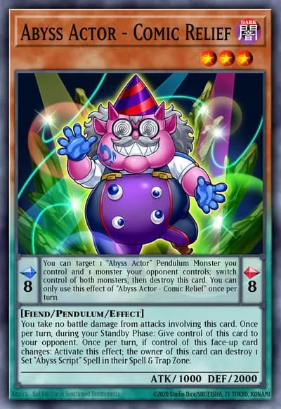 Abyss Actor - Comic Relief — Carta Yu-Gi-Oh!