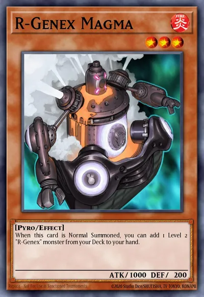 R-Genex Magma — Carta Yu-Gi-Oh!