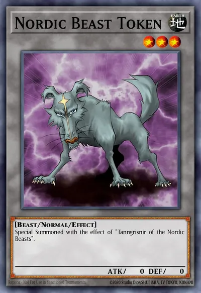Ficha de Fera Nórdica — Carta Yu-Gi-Oh!