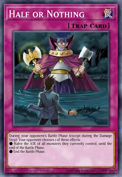 Metade ou Nada — Carta Yu-Gi-Oh!