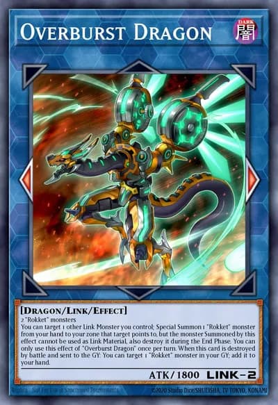 Overburst Dragon — Carta Yu-Gi-Oh!