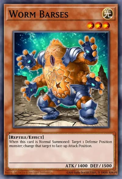 Worm Barses — Carta Yu-Gi-Oh!