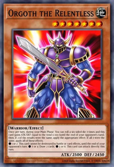 Orgoth, o Implacável — Carta Yu-Gi-Oh!