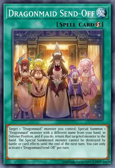 Despedida da Dragonmaid — Carta Yu-Gi-Oh!