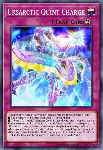 Carga Quint de Ursarctic — Carta Yu-Gi-Oh!
