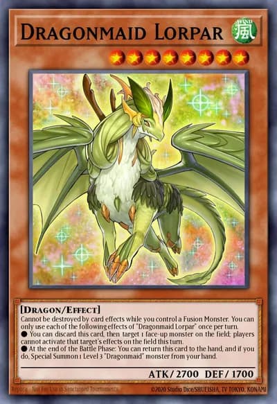 Dragonmaid Lorpar — Carta Yu-Gi-Oh!
