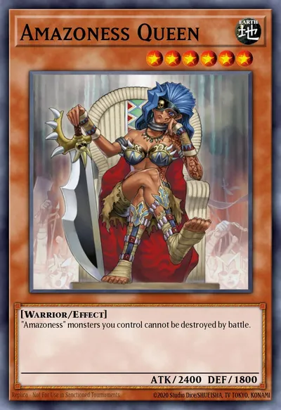 Rainha Amazoness — Carta Yu-Gi-Oh!