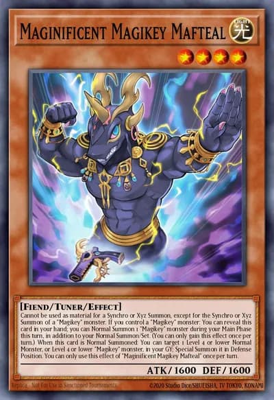 Maginificent Magikey Mafteal — Carta Yu-Gi-Oh!