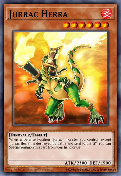 Jurrac Herra — Carta Yu-Gi-Oh!