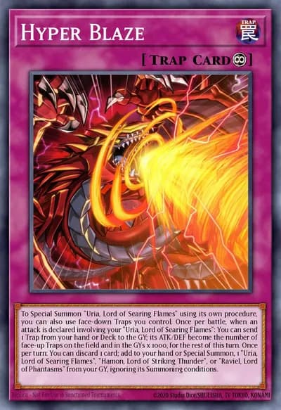 Hyper Blaze — Carta Yu-Gi-Oh!