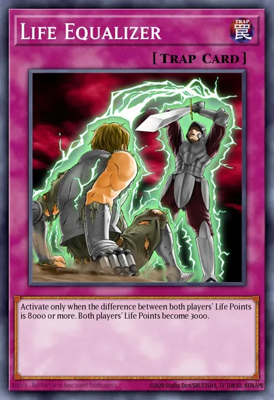 Equalizador de Vida — Carta Yu-Gi-Oh!